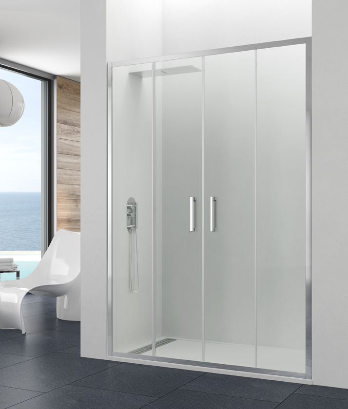 ДУШ ПАРАВАН с плъзгащи  врати  180 см GME PRESTIGE  SPAZIO 8/6 мм